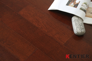 M1809-Maple Veneer Engineered Flooring with Multi Layer Has Natural Looking And Soft Feeling