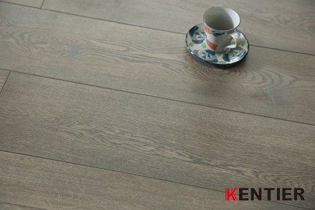 K5603-Dark Grey HDF Laminate Flooring with Crystal Surface