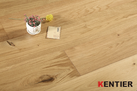 K5102-French Oak Engineered Flooring with Handscraped And UV Lacqueer Treatment 